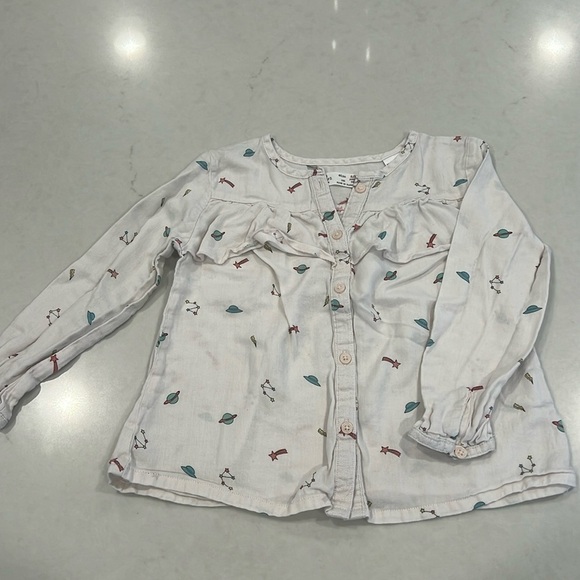 Zara Other - Zara girls shirt, worn once, size 2/3 years.